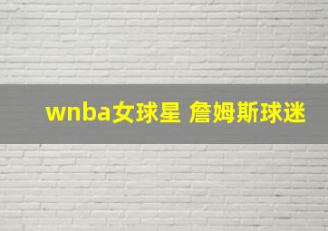 wnba女球星 詹姆斯球迷